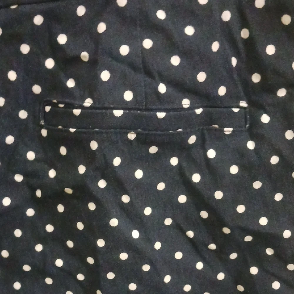 Charter Club Navy Polka Dot Capris - Picture 7 of 9